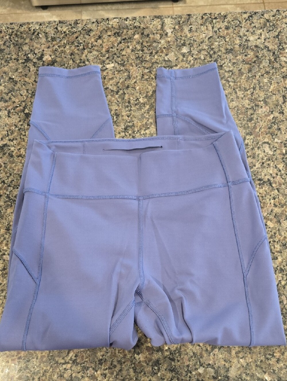 Lululemon Athletica High-Rise 7/8 Leggings in Thunder Blue - Picture 2 of 7